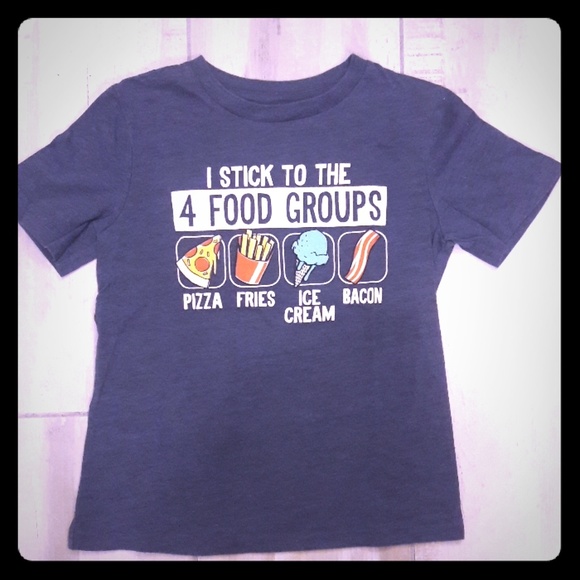 Boys food groups tee - Picture 1 of 5